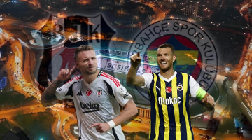 Derbide sahne golcülerin