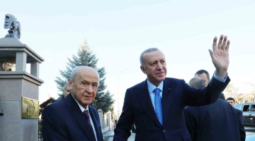 Cumhurbaşkanı Erdoğan, MHP lideri Bahçeli ile bir araya geldi